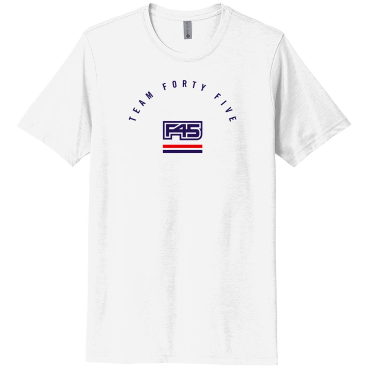 CUSTOM POLYESTER TEE DESIGN #1 - WHITE