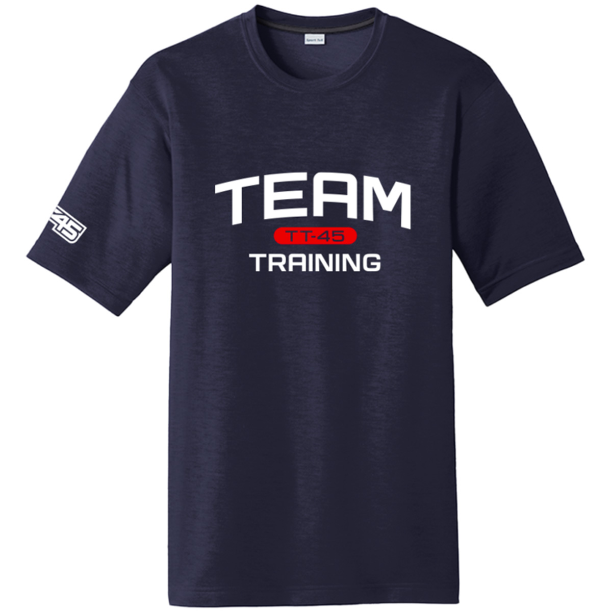CUSTOM POLYESTER TEE DESIGN #2 - NAVY
