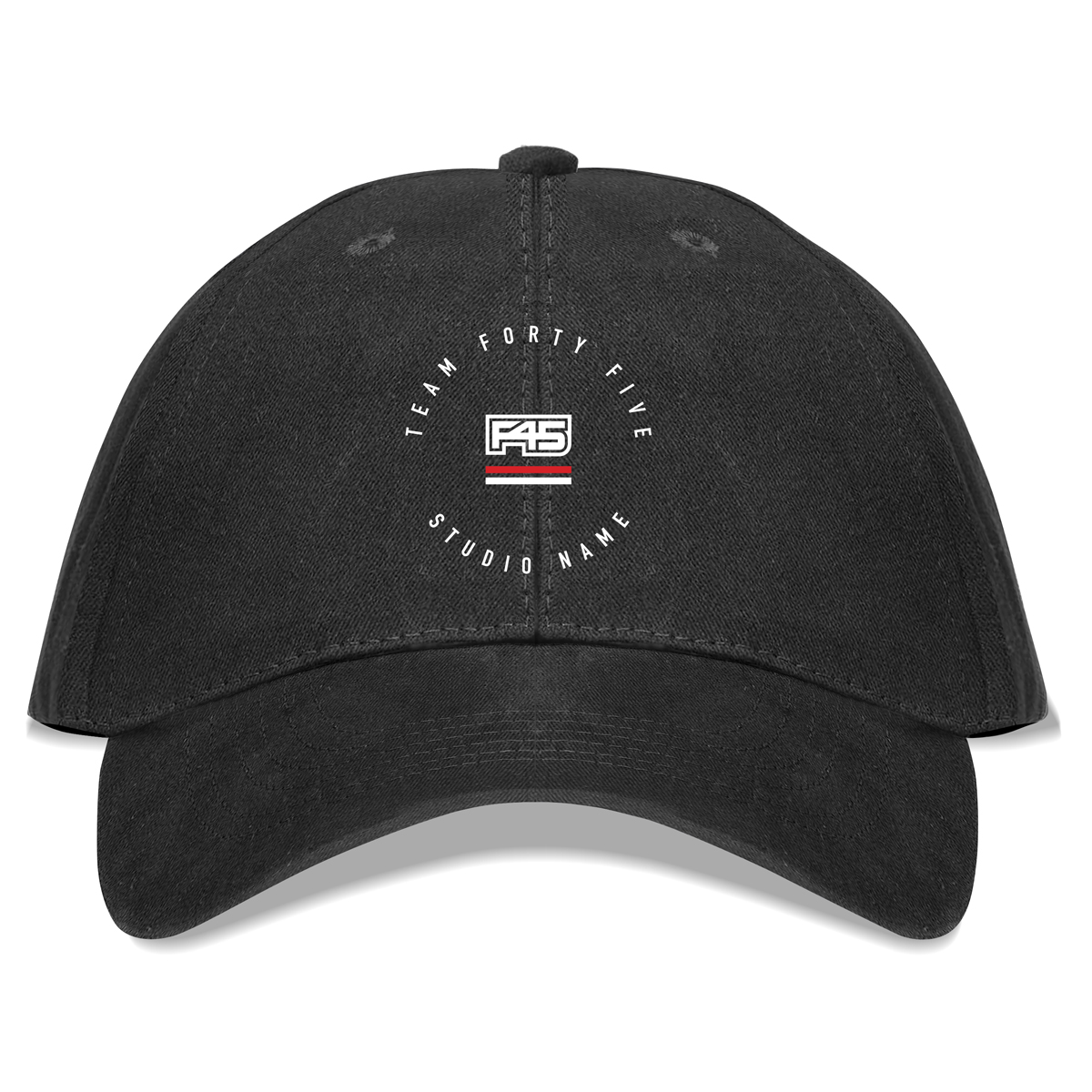 Cotton Cap Design #1 - Black - Image 2