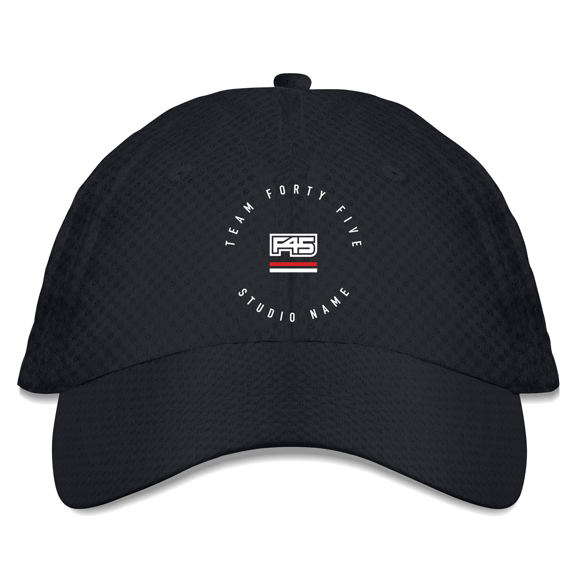 Sports Mesh Cap Design #1 - Black - Image 3