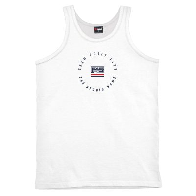 Custom Quick Dry Tank Design #1 - White