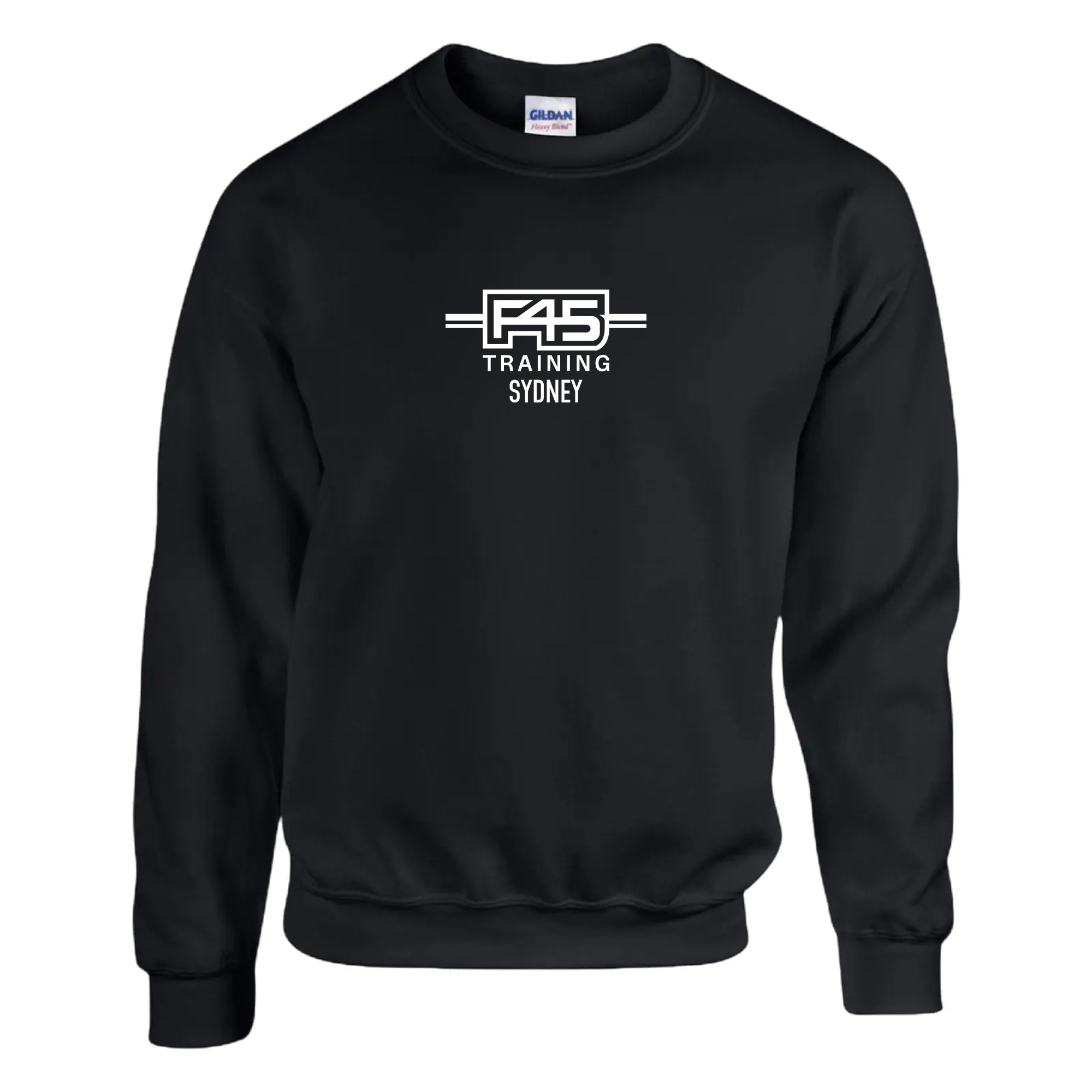 Logo Stamp Black Fleece Crew