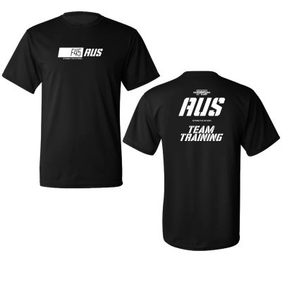 Slanted Stripe City Stamp Black Performance T-Shirt (Front Print + Back Print)