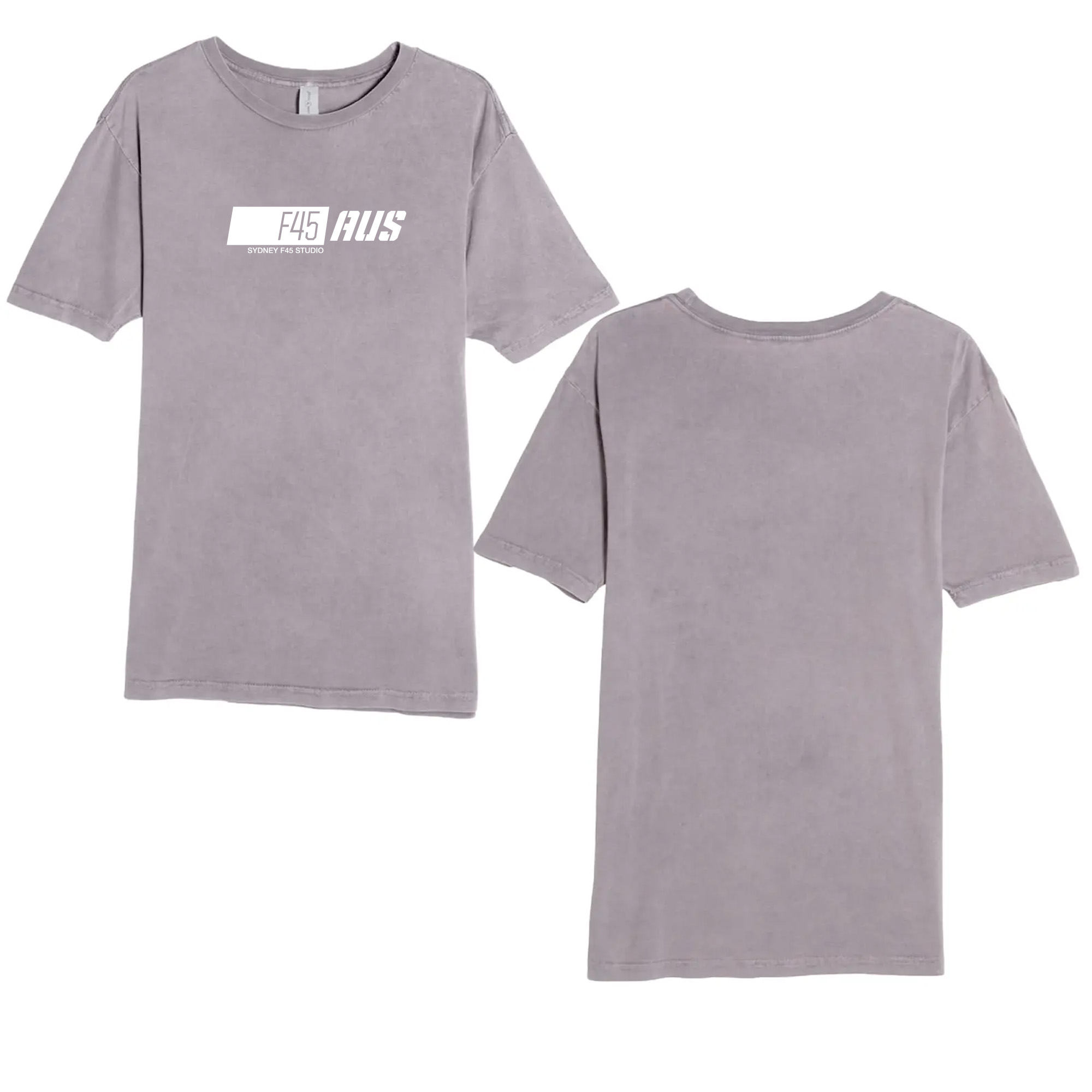 Slanted Stripe Vintage Zinc T-Shirt